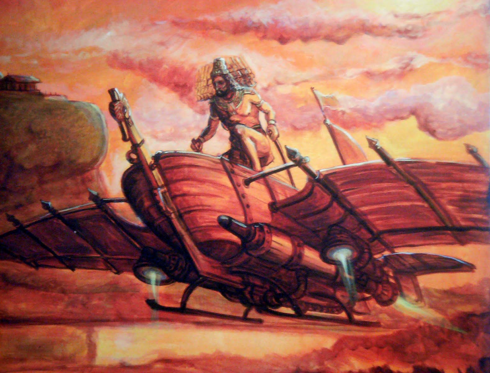 King Ravana on his "Dandu Monara"